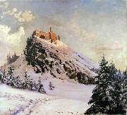 Claude Monet Czorsztyn Castle oil on canvas